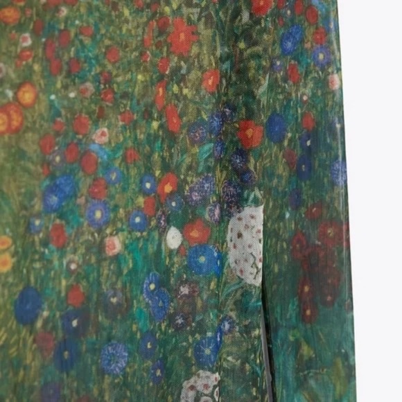 ZARA | Gustav Klimt "Farm Garden with Sunflowers" Bodysuit | Medium - Picture 2 of 7